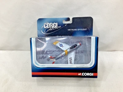 全新 Corgi 100 年飞行 美国空军 F86F 剑飞机 417 FBS 盒装 — 第 1/3 张图片