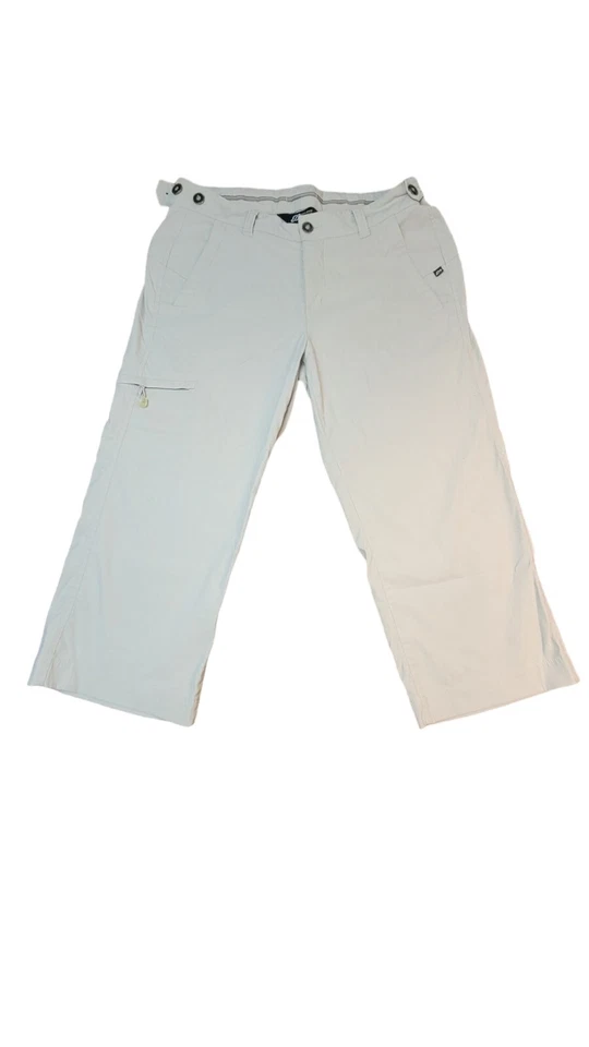 Pantalones deportivos de viaje para mujer Eddie Bauer caqui de nailon/spandex talla 10 Foto 1 de 4