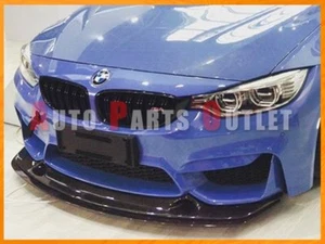 E2 Style Carbon Fiber Front Bumper Add-on Lip For 2015-2017 BMW F80 M3 & F82 M4 - Picture 1 of 1