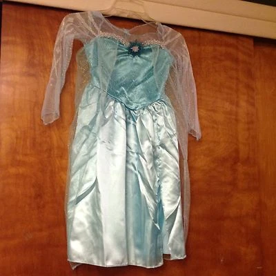 Disney Princess Elsa Frozen Costume Dress Up Size Small (4-6X) New in Package - Image 1 of 4