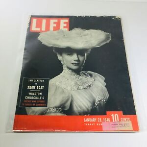 VTG Life Magazines: Jan 28 1946 - Jan Clayton in Show Boat/Winston Churchill