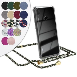 Do Huawei Y7 2019 Y7 Prime 2019 Etui na pelerynę z paskiem Łańcuch na telefon komórkowy Ochrona Silikon - Zdjęcie 1 z 26