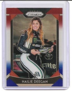 2019 Panini Prizm Hailie Deegan Red White & Blue Prizm Insert Card #39 - Bild 1 von 2