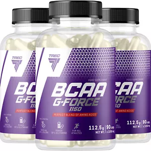 BCAA G-FORCE - 90-180 Kapseln - Muskelregeneration, unterstützt das Immunsystem - Bild 1 von 9