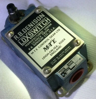DENISON MTE Denison LOXSWITCH L100WDR by MTE Components Ltd