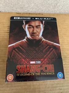 SHANG-CHI: LEGENDS OF THE TEN RINGS 4K UHD BLU RAY STEELBOOK NEW & SEALED Marvel - Picture 1 of 4