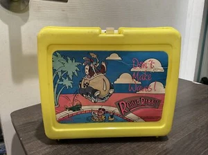 Who Framed Roger Rabbit"Don't Make Waves" Lunchbox & Thermos Vintage 1987 - Picture 1 of 10
