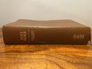 Holy Bible King James Version KJV LDS Brown 1979 ~ 9 1/2 x 6 1/2 EXCELLENT! - Picture 1 of 11
