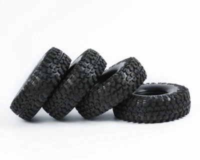 4pcs RC 1/10 114mm 1.9'' Crawler Tires Tyres Fit Axial RC4WD 1.9 beadlock Rims - Image 1 of 4