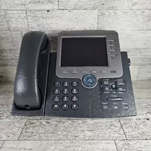 Cisco IP Phone 7975 Business Telefon mit Ständer und Farbdisplay - Bild 1 von 12