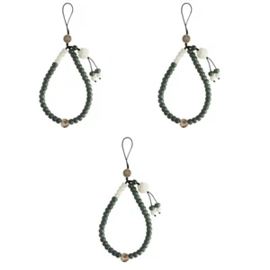  Set of 3 Mobile Phone Case Pendant Accessories Chain Charm Strap - Zdjęcie 1 z 12