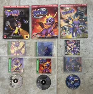Spyro the Dragon, Ripto's Rage, Year Black Label & Prima Guides ORIGINAL OWNER - Picture 1 of 8