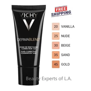 Vichy Dermablend Fluid Foundation SPF28 30ml *Choose* 20,25,30, 35 - Picture 1 of 19