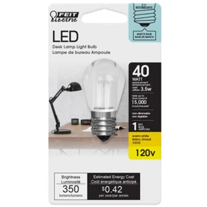 Feit Electric acre S11 E17 (Intermediate) LED Bulb Warm White 40 Watt Equivalenc - Picture 1 of 1