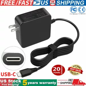 45W USB-C AC Adapter Charger for ASUS Chromebook C523N C523NA-DH02 Power Supply - Picture 1 of 8