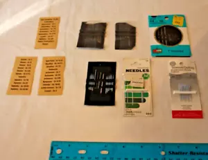 Handnähnadel verschiedene Marken und Größen dazwischen, scharf, Stopfposten + Info - Bild 1 von 11