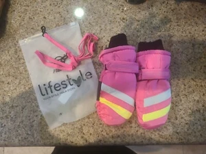Kids 3M Thinsulate Winter Gloves or Mitten, M Pink Adjustable Wrist 2-4 Yrs. - Picture 1 of 5