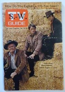 PA. Feb 22 TV Guide 1969 LANCER Andrew Duggan JAMES STACY Denver Pyle IRONSIDE - Picture 1 of 8