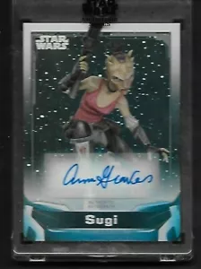 Anna Graves Autograph Topps 2021 Star Wars Signature Series Sugi - Bild 1 von 2