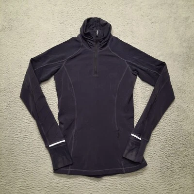 Lululemon Face The Frost 1/2 Zip Pullover Women 2 Tech Fleece Purple Reflective - Image 1 of 4