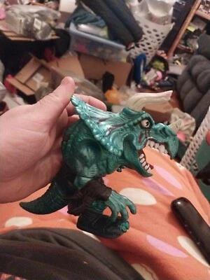 De colección Street Sharks Spike Triceratops Extreme Dinosaur War Pintura Guerreros 1996 Foto 1 de 4