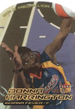 2000 Ultra WNBA Gold Medallion #12 Donna Harrington Indiana Fever