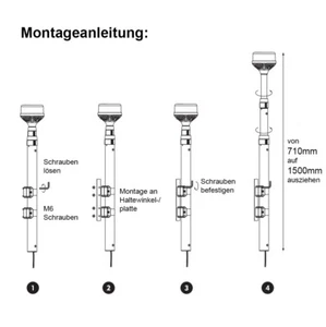 Lámpara telescópica redonda EXTEND - amarilla - Imagen 1 de 6