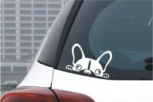 White Dog Decal Windshield Wiper Sticker - Add Charm to Your Car! - Picture 1 of 2