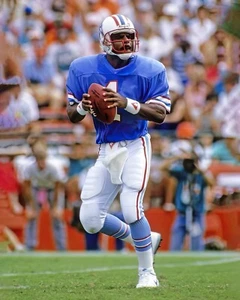 Warren Moon #1 Houston Oilers NFL 8"X10" Glossy Photo Print 1-THC - Picture 1 of 1