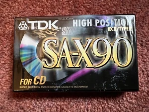 1 x TDK SA-X90 Chrom Leer Kassettenband Vintage Neu Altlagerbestand - Bild 1 von 6