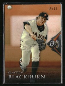 Clayton Blackburn 2014 Bowman Platinum #BPCP49 /10 Baseball Card