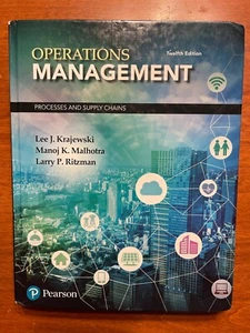 Operations Management : Processes and Supply Chains 12th Edition Hardcover - Imagen 1 de 13