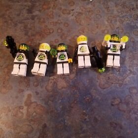 Lego Vintage Space Minifigure Pack Blacktron II. Lot Of 5 W Accessories 