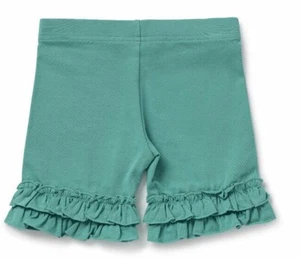 Matilda Jane Tween 12 Aqua Swell Ruffle Shorties Shorts It's a Wonderful Parade - Picture 1 of 3
