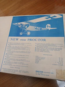PROCTOR - PARASOL #704 - 1/4 Scale Monoplane RC Kit - NOS - Picture 1 of 9