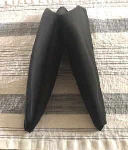 12 BLACK CLOTH NAPKINS - restaurant quality - 20" square, spun poly, 6.8 oz NEW! - Picture 1 of 5