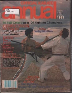 Official Karate 1981 Annual ,Kicking Lesson by Chuck Norris VG 021616DBE - Bild 1 von 1