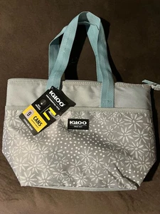 Igloo Cooler Lunch Bag 9 Can.  Zippered. Insulated. Pastel - Picture 1 of 3