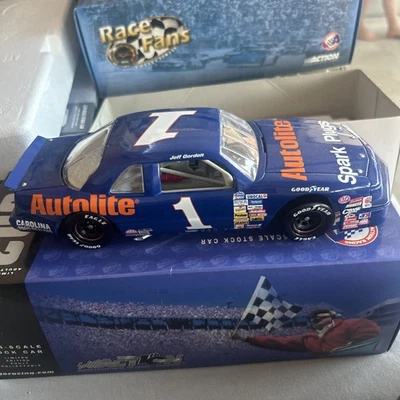 Jeff Gordon #1 Autolite 1989 Thunderbird corrió en 1991 escala 1:24 acción 100003 Foto 1 de 4