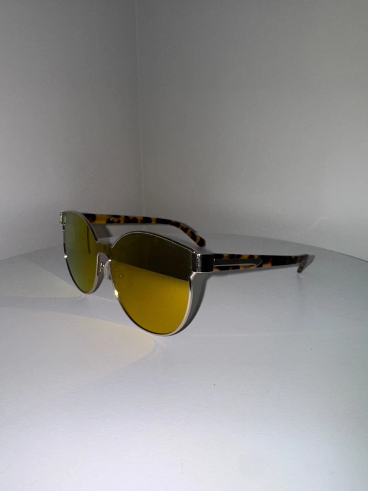 Karen Walker Star Sailor Sunglasses Gold Mirror Yellow Lens Tortoiseshell Arms - Image 1 of 4