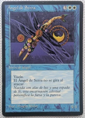 Serra Angel MTG Misprint Spanish FBB Time Elemental - Image 1 of 2