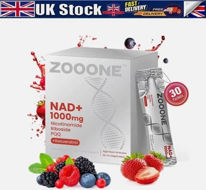 Mezcla de bebidas de sabor ZOONE NR1000 para apoyar el envejecimiento de la piel NAD + Berry paquete de 30 - Imagen 1 de 7