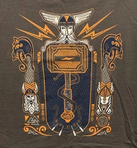 T-Shirt LADIES MED Fitted "The Hammer Of Thor" T-Shirt - Picture 1 of 2