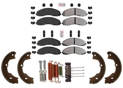 Pastillas de freno delanteras y traseras ASD Fleet Duty para Ford F450 F550 Super Duty 2017-2022 Foto 1 de 4
