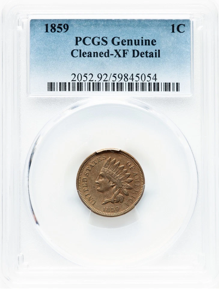 1859 Indian Cent - 1st Year Issue - PCGS XF Details - TERRIFIC COLLECTOR COIN - Image 1 of 2