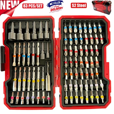 50/83x Screwdriver Bit Set Hex Star Security Bit Extra Long Magnetic Driver Kit - Image 1 of 4