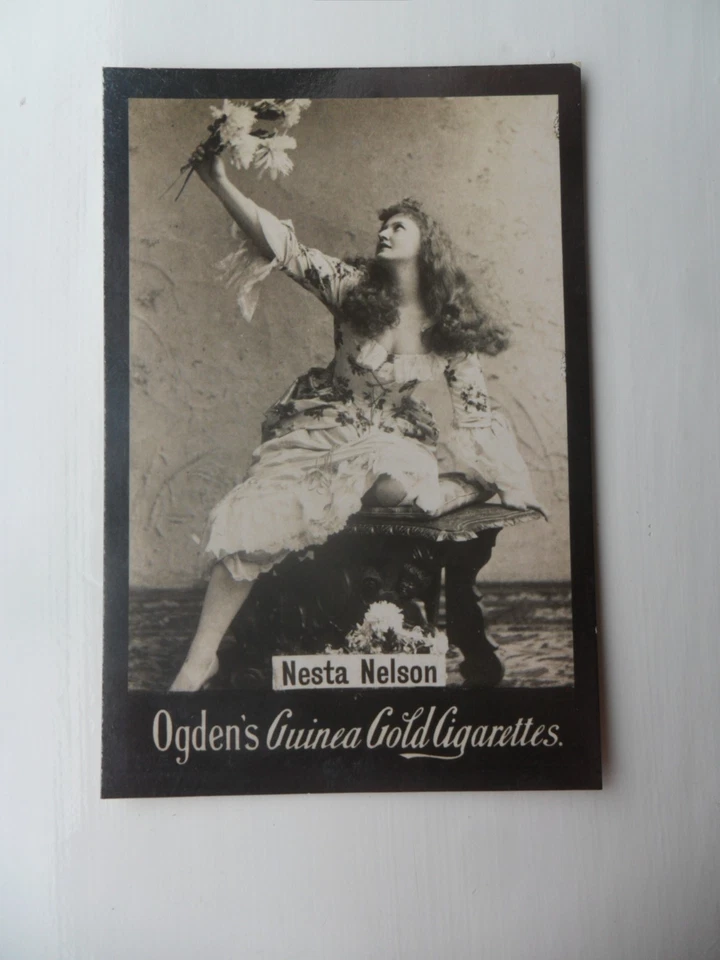 Ogden's Guinea Gold LARGE actress card DX310 Nesta Nelson - Image 1 of 1