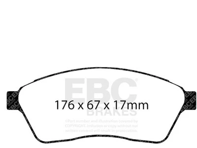 Juego de pastillas de freno delanteras para Cadillac SRX 2010-2016 2011 2012 2013 2014 2015 RB511NN Foto 1 de 4