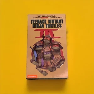 NECA TMNT Teenage Mutant Ninja Turtles III 4-Pack Time Traveling SDCC Box No Mt - Picture 1 of 21