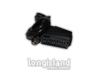 1pc New Video Cord For Sega Saturn System RGB Scart Cable NTSC & PAL 6FT Scart - Image 1 of 2